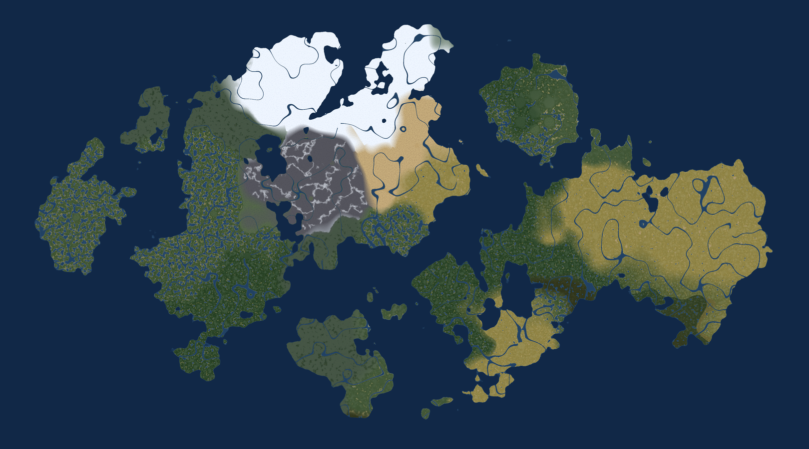 World map of Fabels